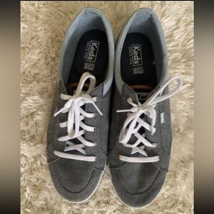 KEDS SNEAKERS WF59960 CANVAS RUBBER SOLES DREAM FOAM MEMORY SHOES SIZE 11 EC